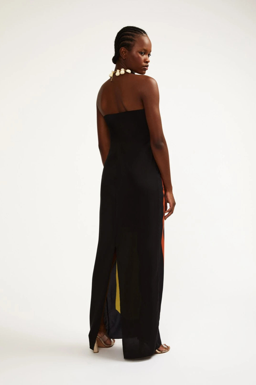 Abito Dalva nero e oro