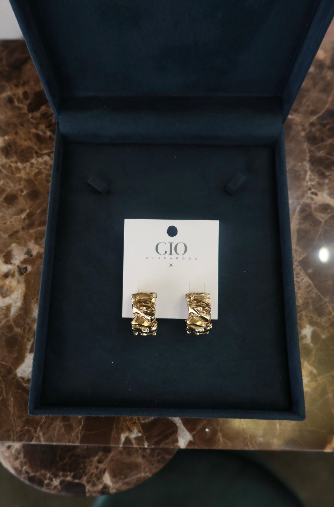 MINI GOLD HOOP EARRINGS