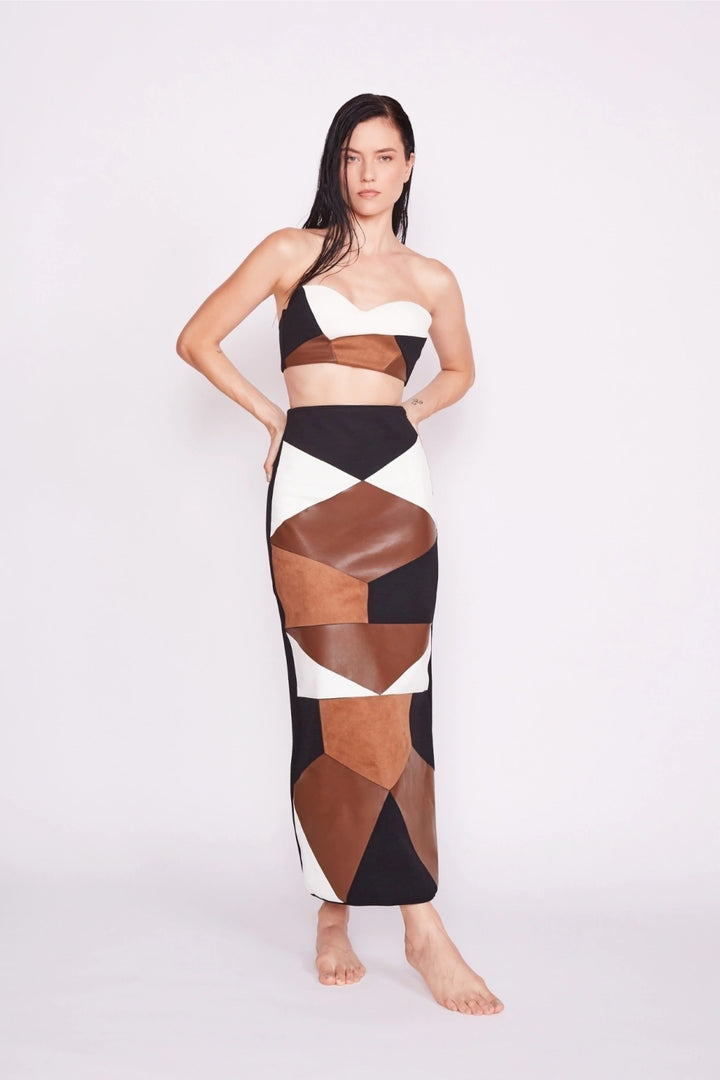 Antonella Patchwork Skirt