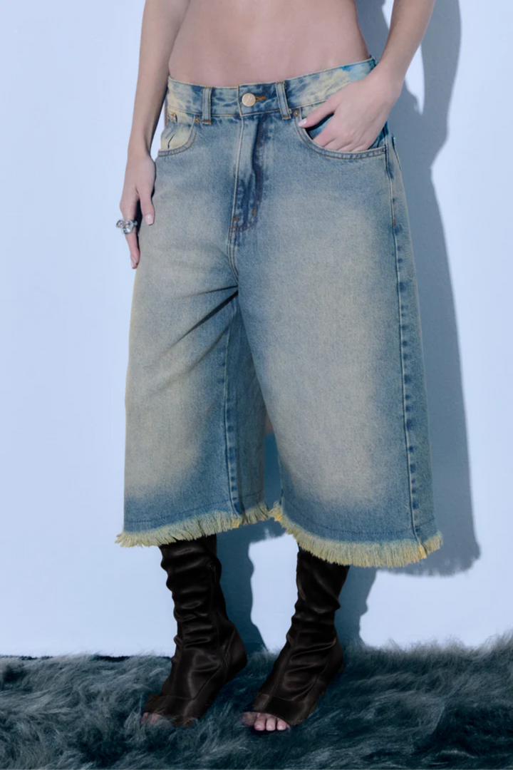 Bermuda 01 – Pantaloncini di jeans oversize