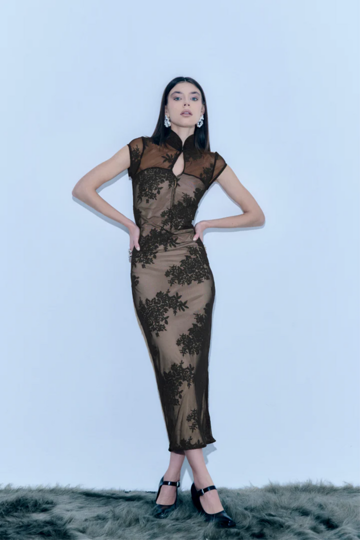 Sakura Tulle Maxi Dress