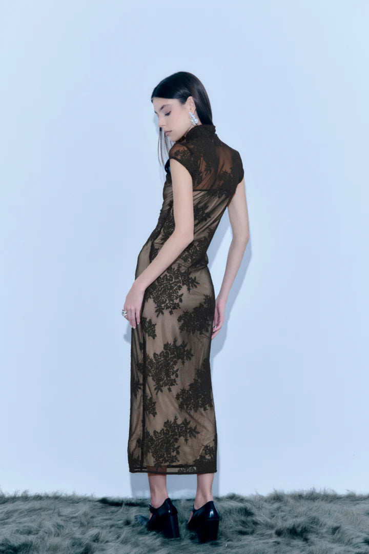 Sakura Tulle Maxi Dress