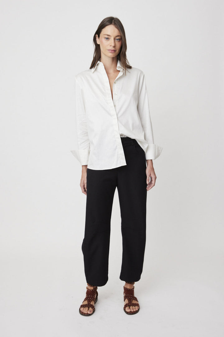 Daniela Classic Off-White Cotton Shirt