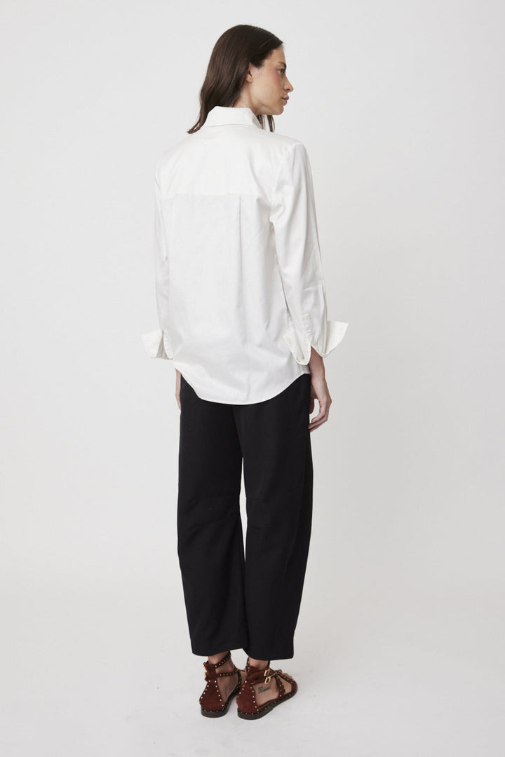Daniela Classic Off-White Cotton Shirt