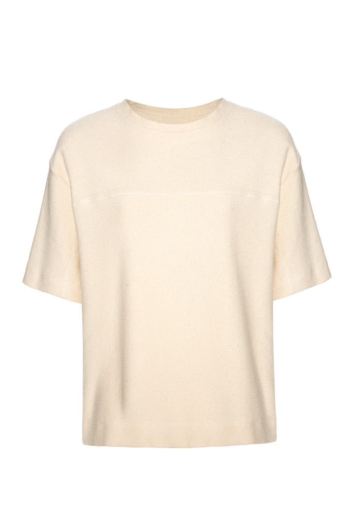 Amanda Textured Cotton T-Shirt
