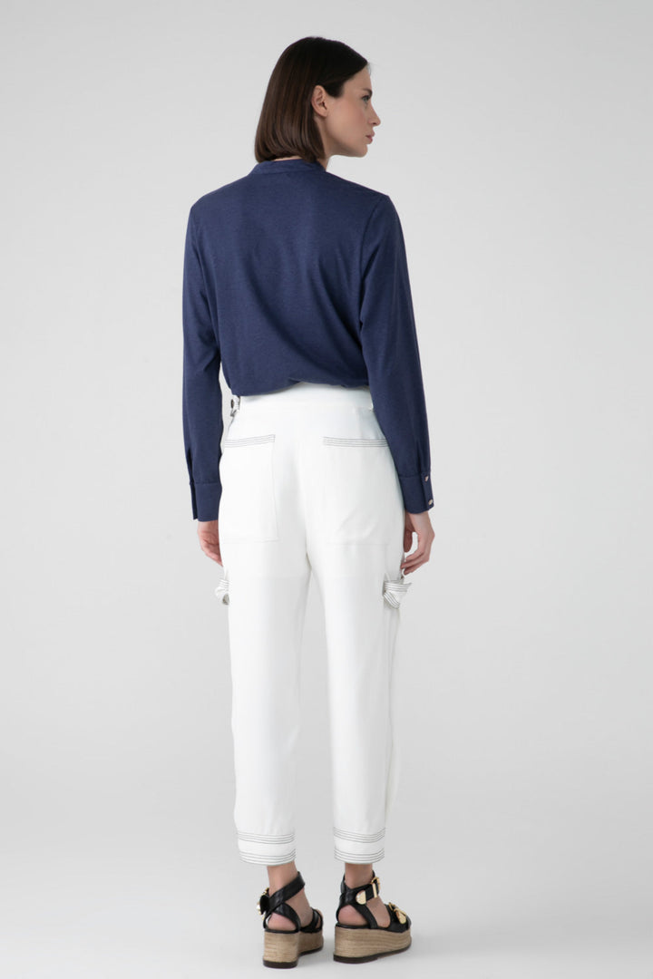 Azzurra Long Sleeve Blue T-Shirt