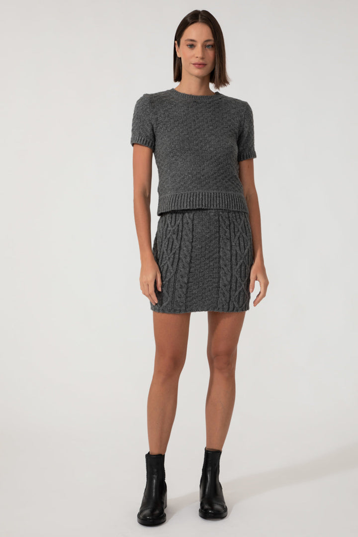 Isa Knit Mini Skirt