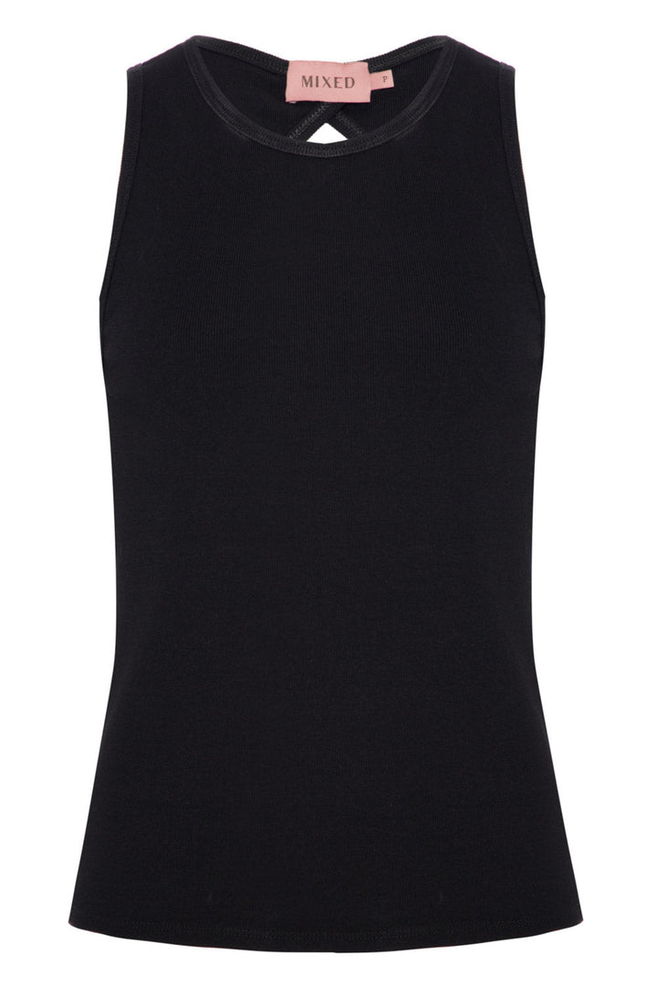 Isabel Basic Black Tank Top