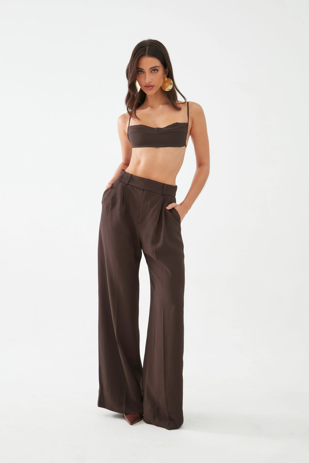 Pantaloni Adah - Brown