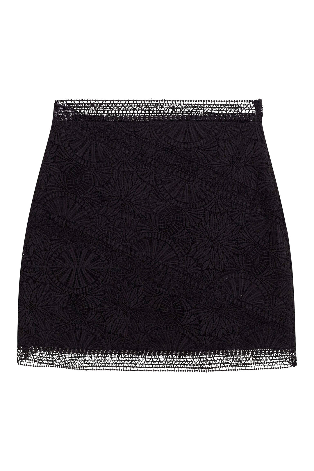 Short Mandala Skirt Black