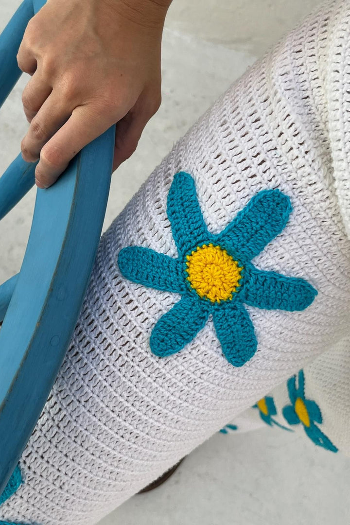 Fleurir Turquoise Blue Pants