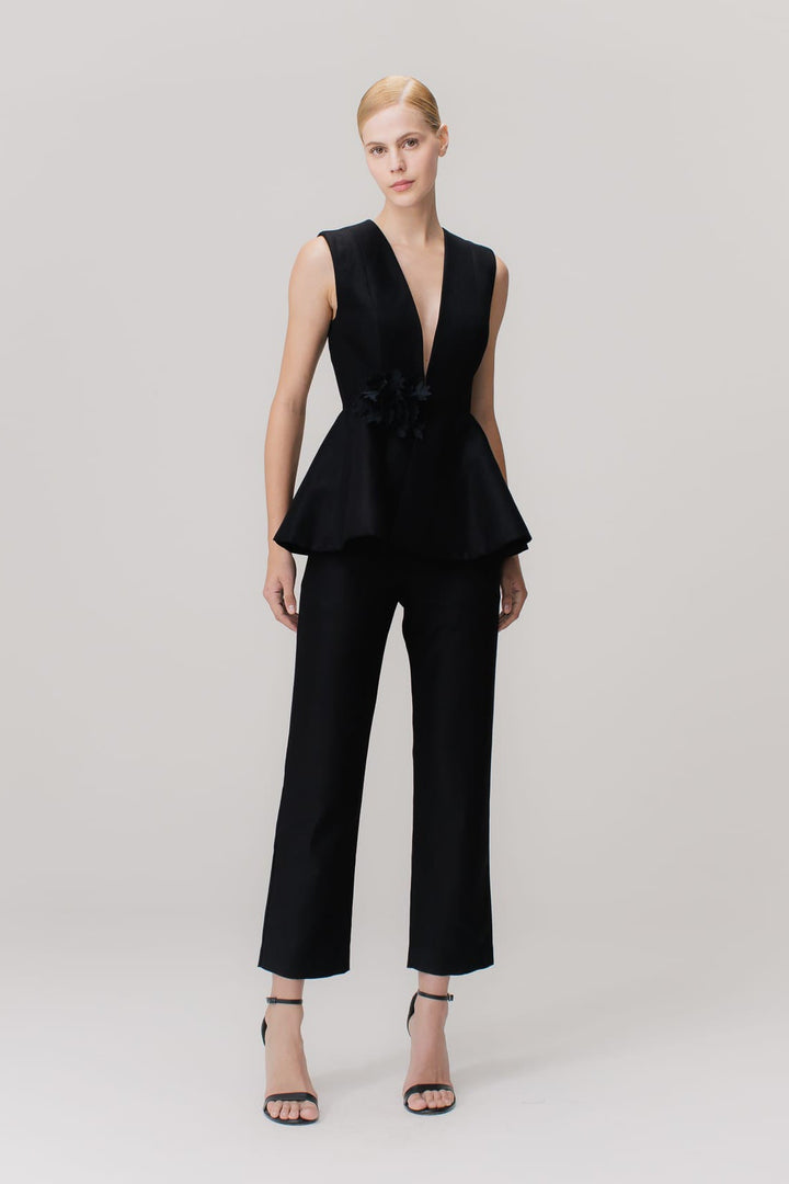 Pantaloni sartoriali slim Organa neri