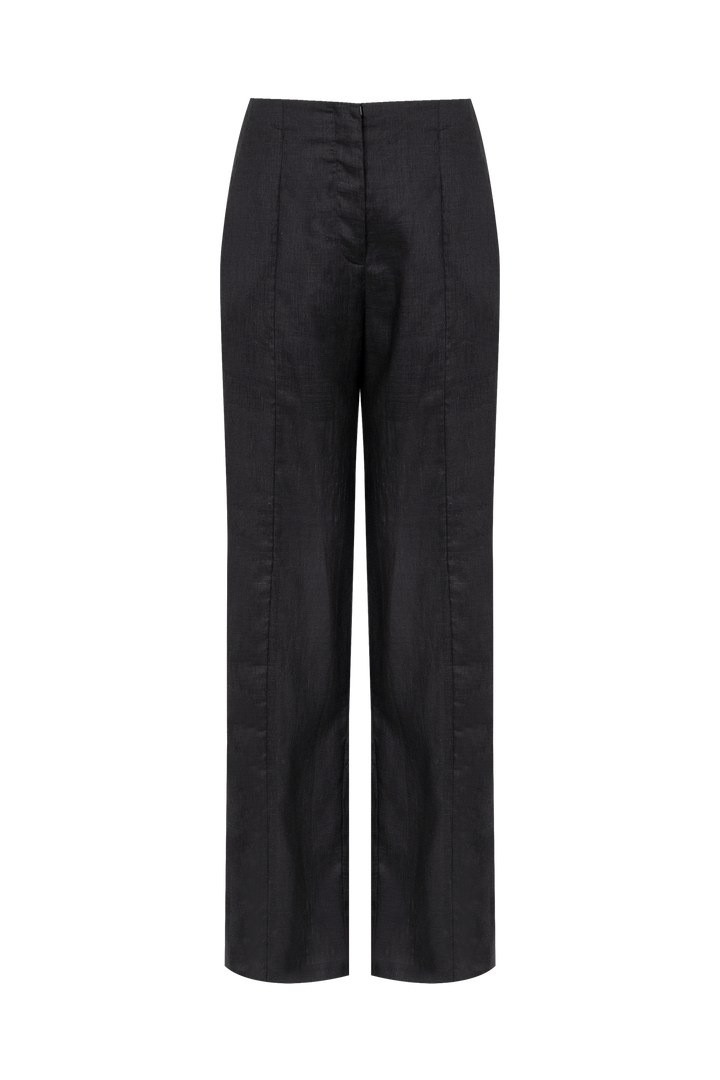 Whitney Straight Pants Black