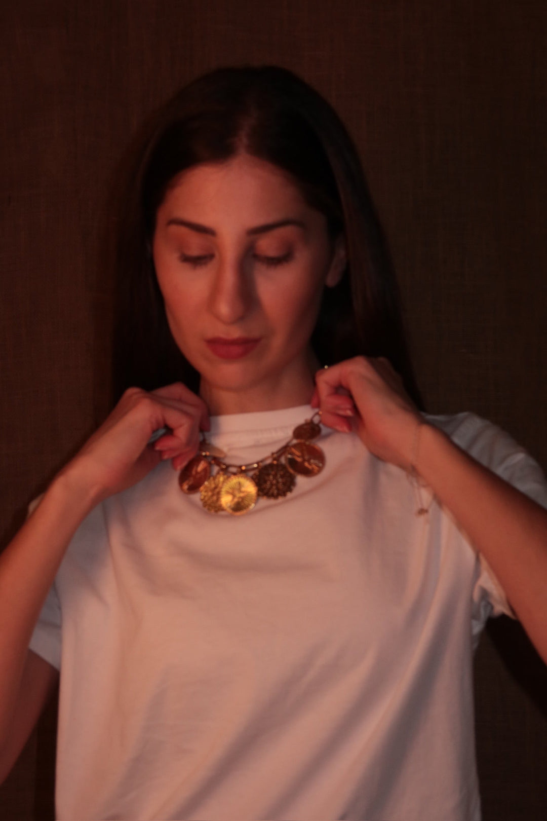 Golden Medals Necklace