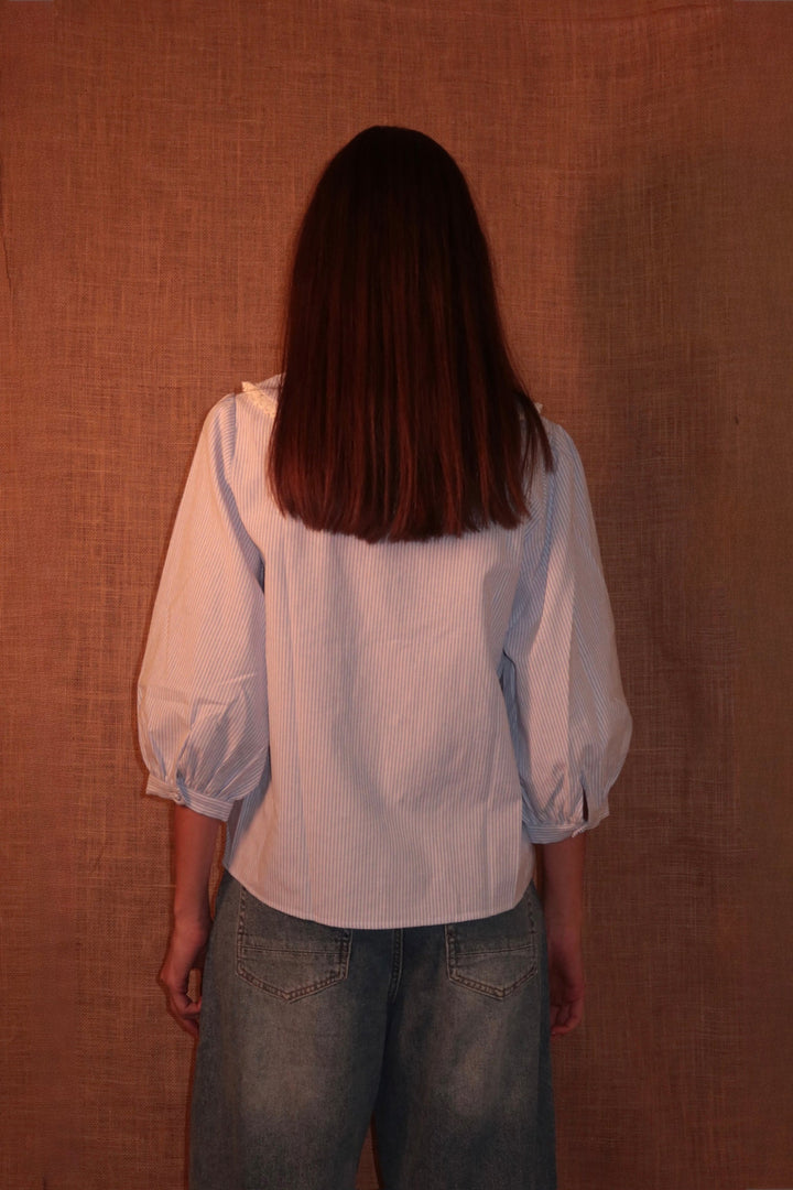 Dora Blouse - Soft Blue