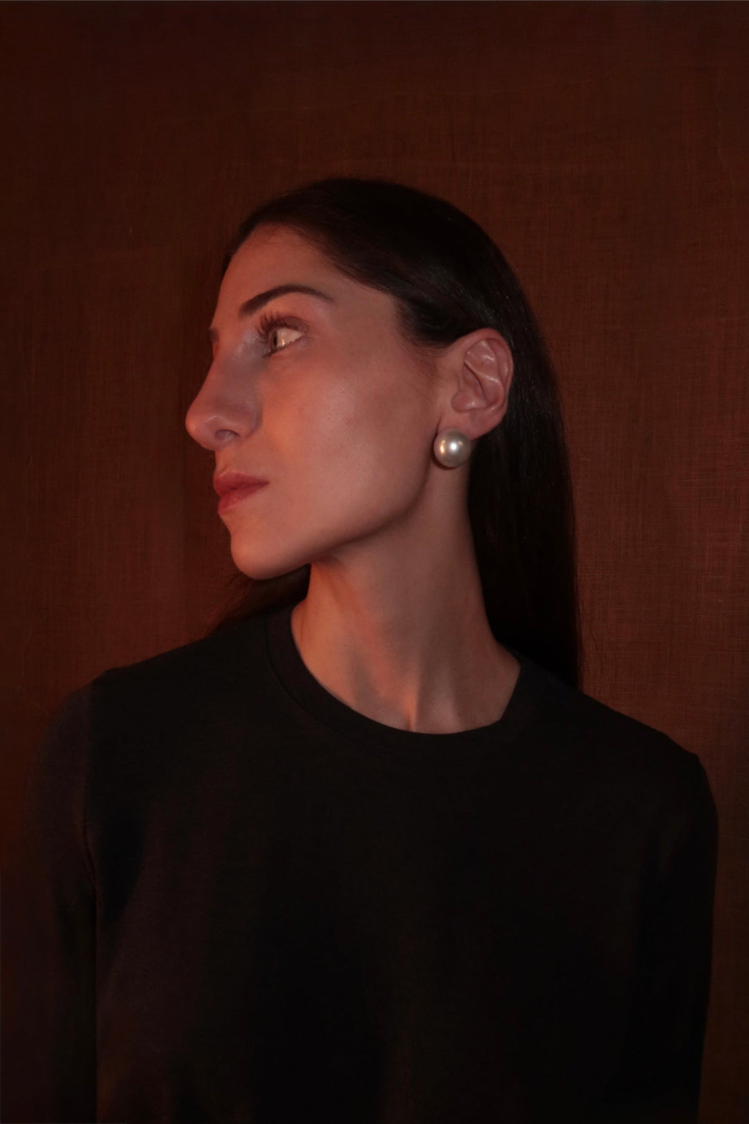Medium Pearl Ball Earrings