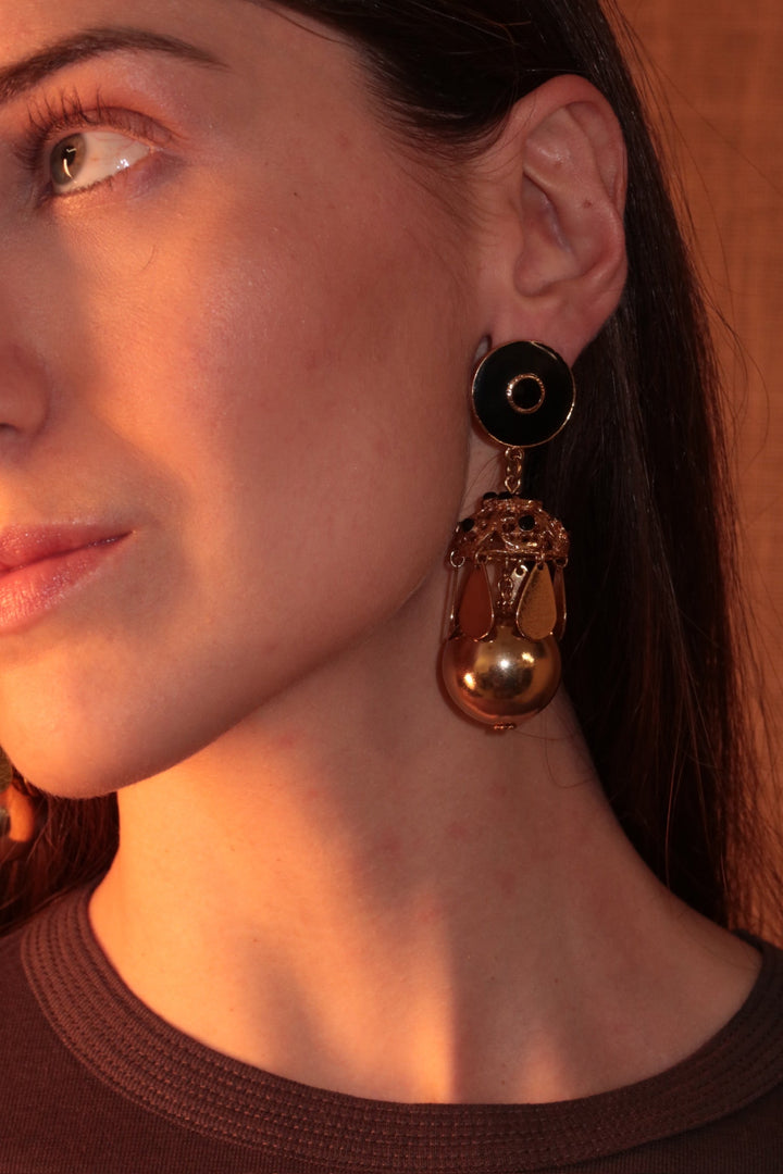 Golden Tulip Earrings