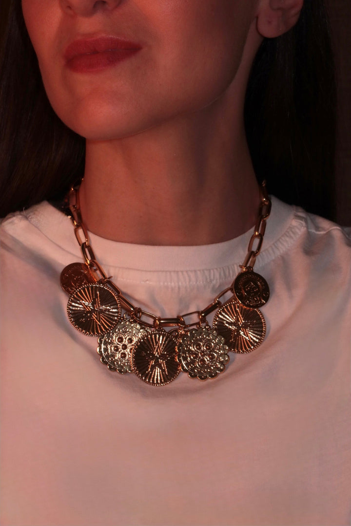 Golden Medals Necklace