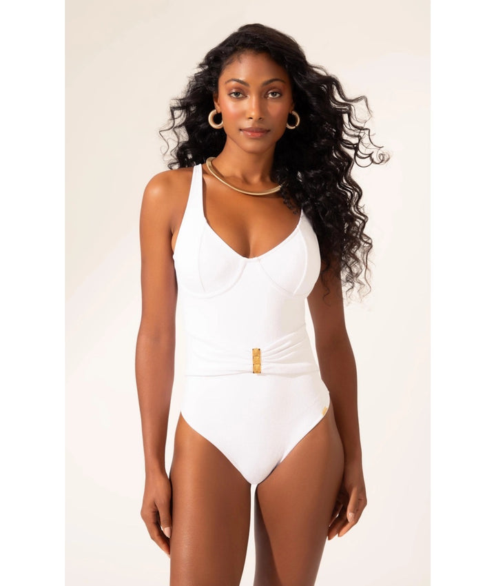 White Triangle Maillot