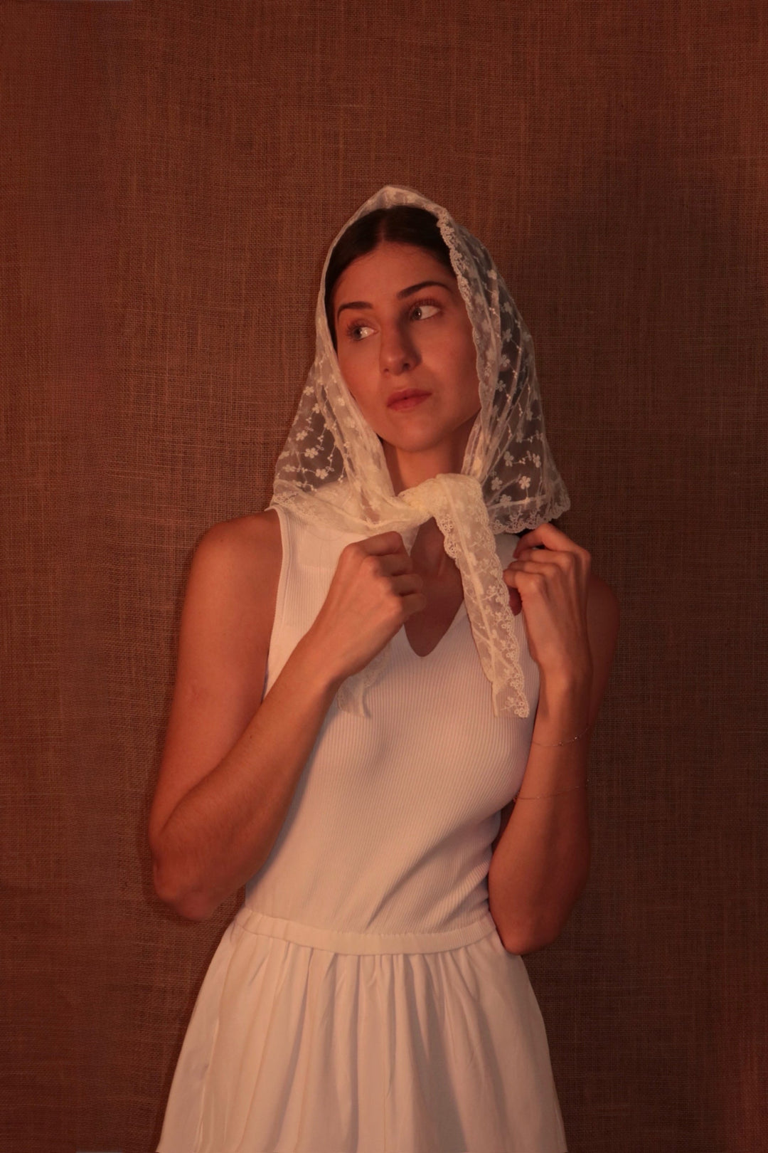 Petal Lace Veil Cream