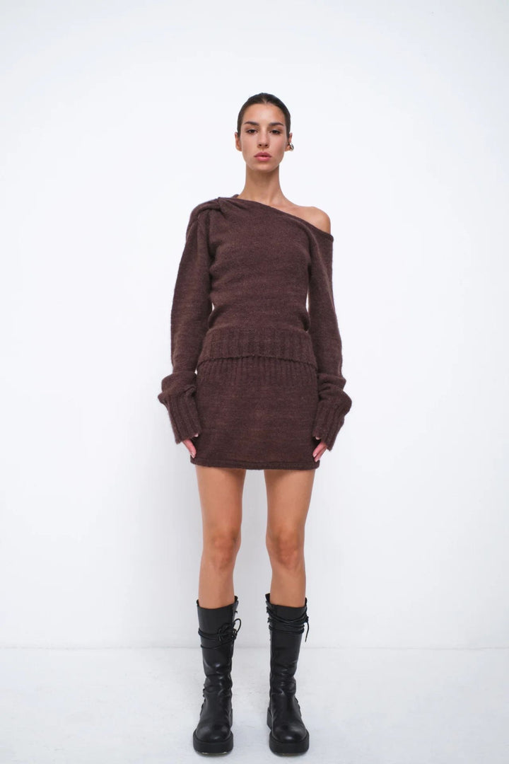 Knot Jumper Brown
