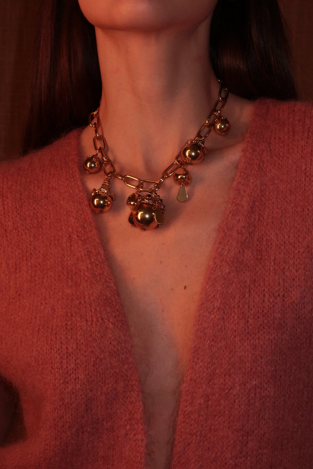 Golden Tulips Necklace