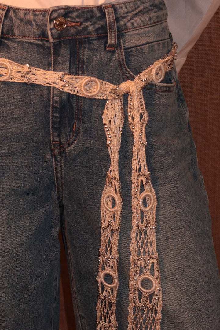 Bloom Crochet Wrap Cream