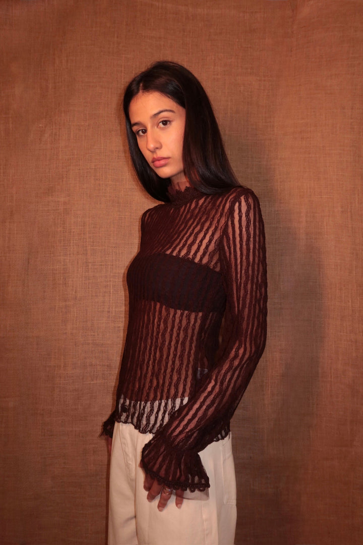 Lucy Top Brown