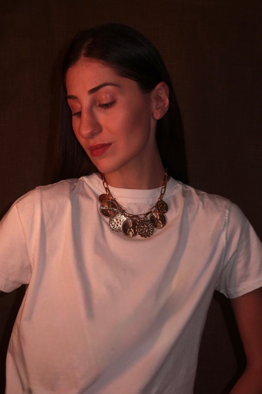 Golden Medals Necklace