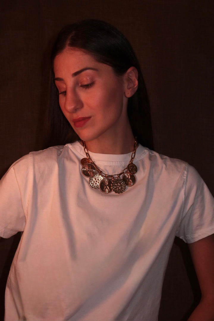 Golden Medals Necklace