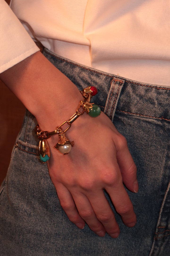 Tulip Bracelet With Colorful Beads