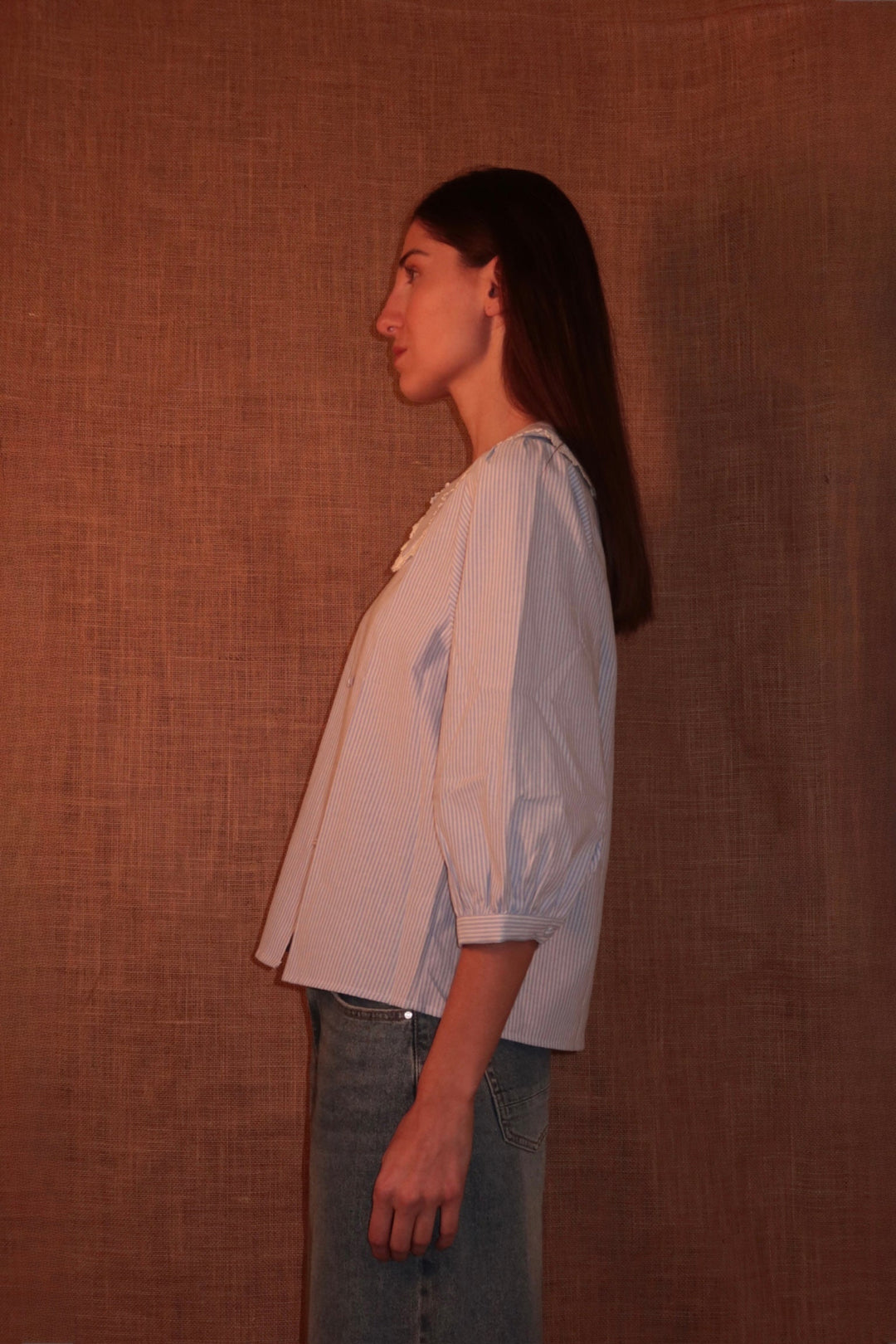 Dora Blouse - Soft Blue