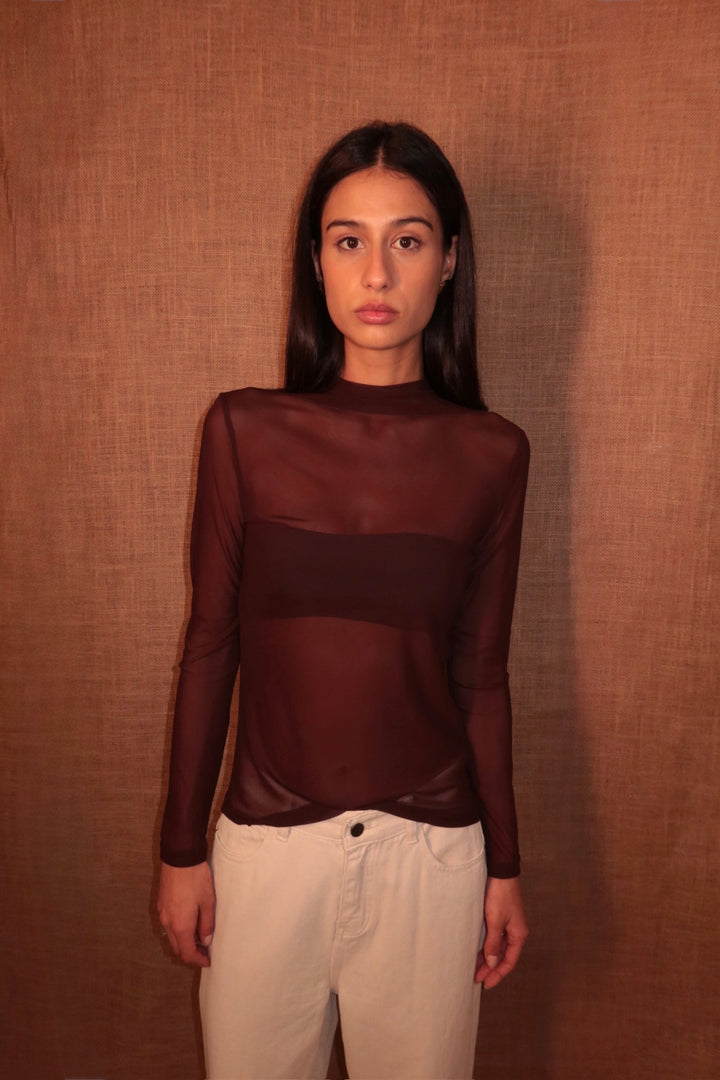 Rony Top Brown