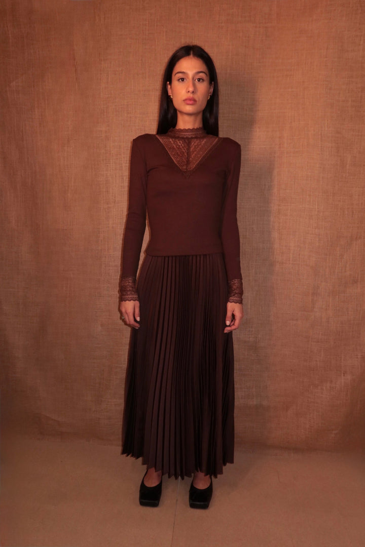 Gio Top Brown