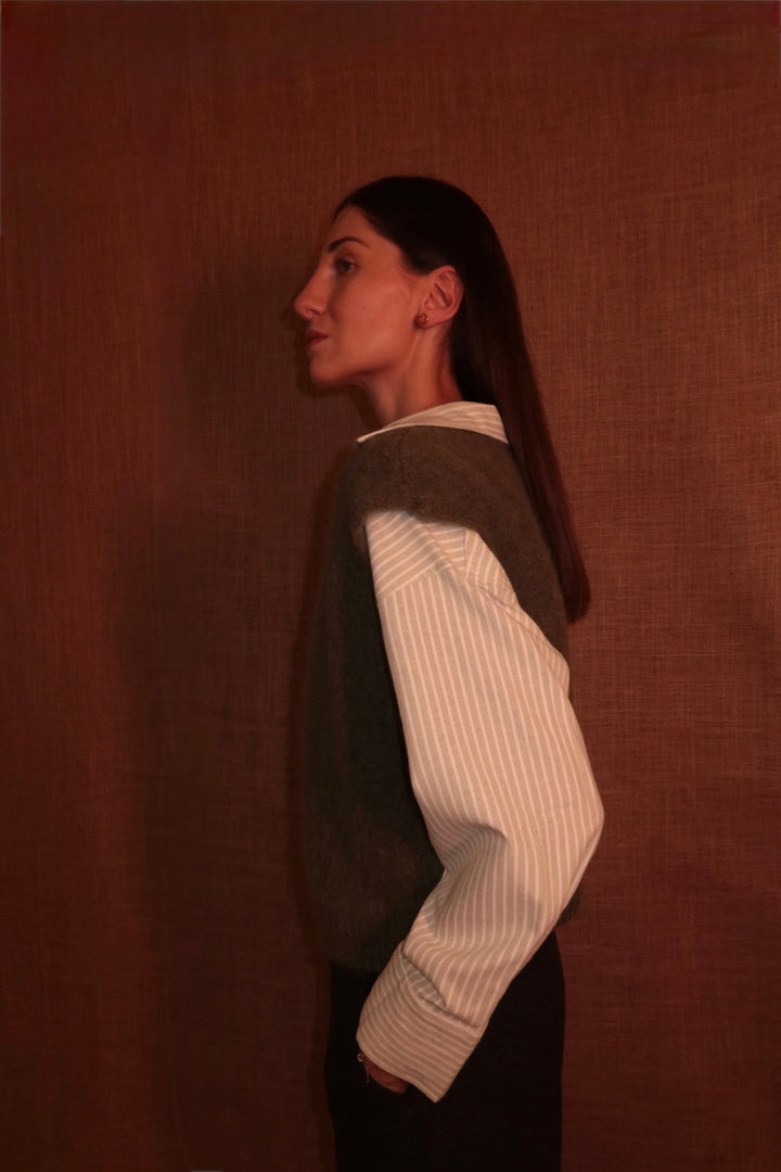 Alma Knit Vest Pistachio