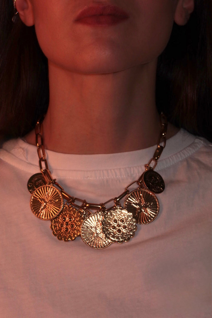 Golden Medals Necklace