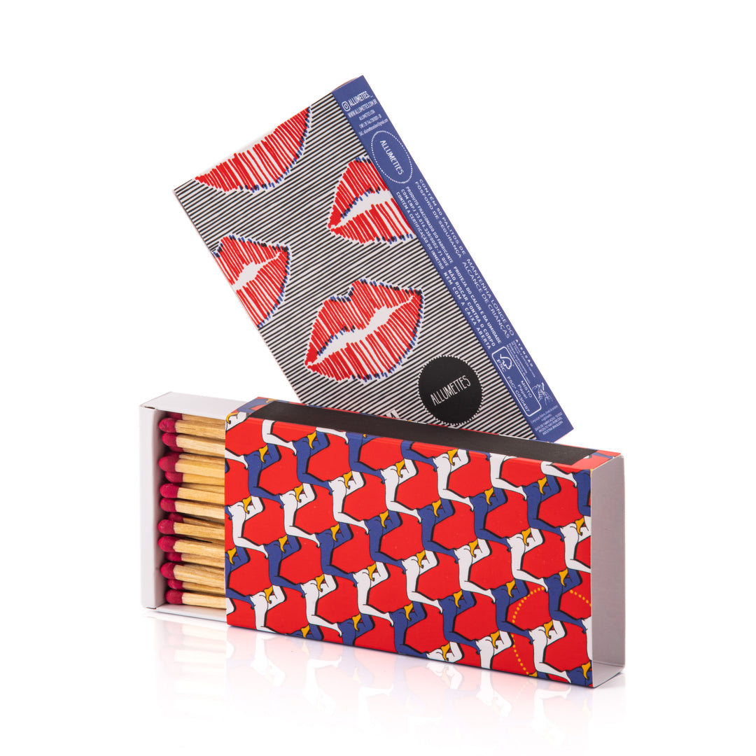 Kit - Kickass Matchbox by Gisela Pecego + Allumettes White Candle