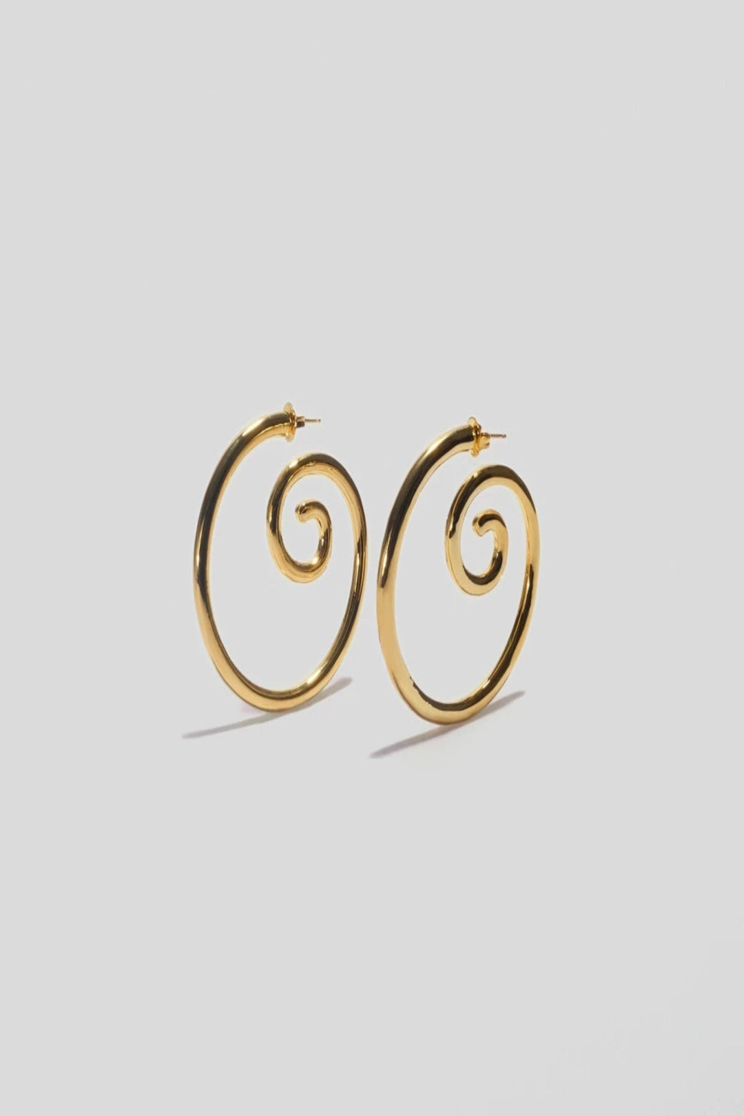 Timbre Hoop Earrings in Gold