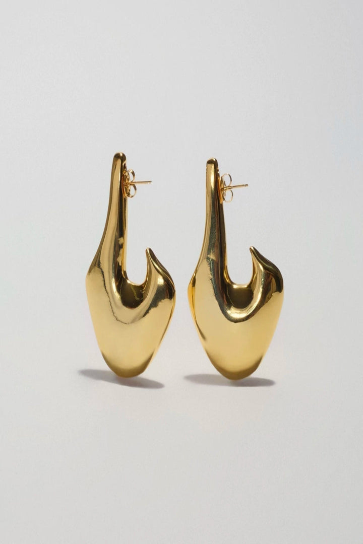 Uniky Hoop Earrings in Gold