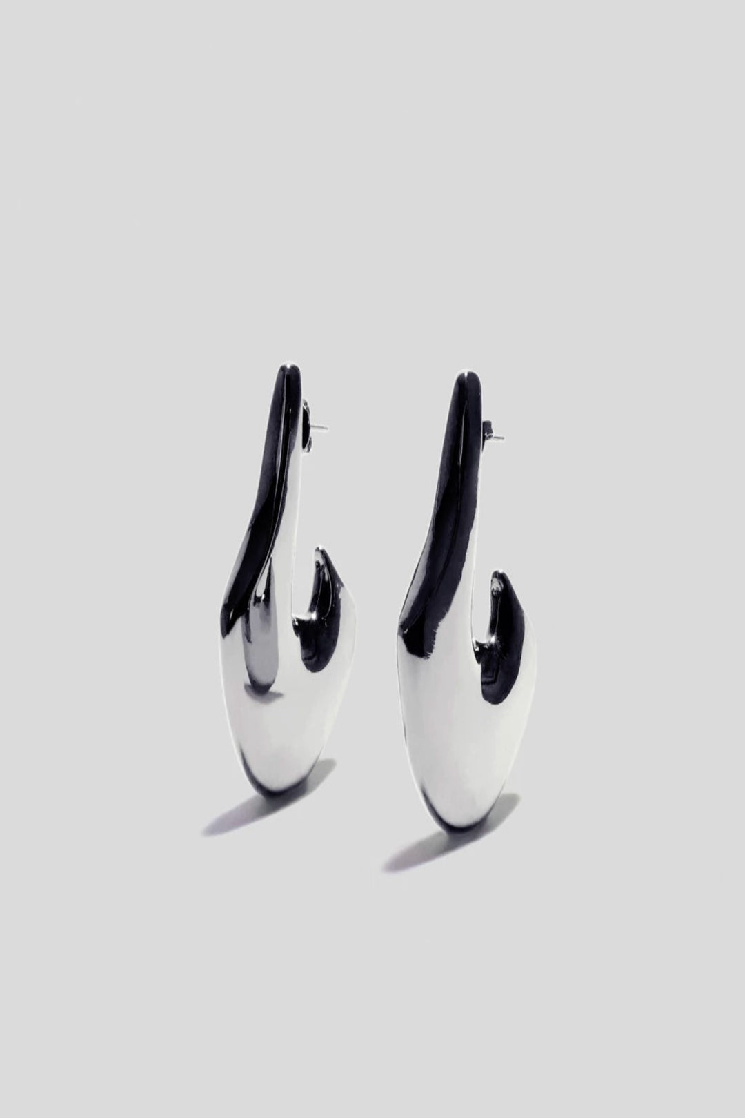 Uniky Hoop Earrings in Silver