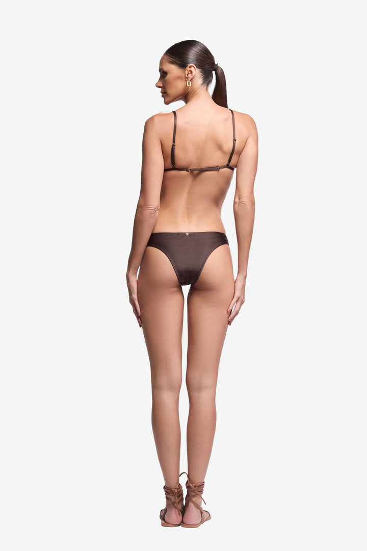 Giraffe Triangle Bikini Coffee
