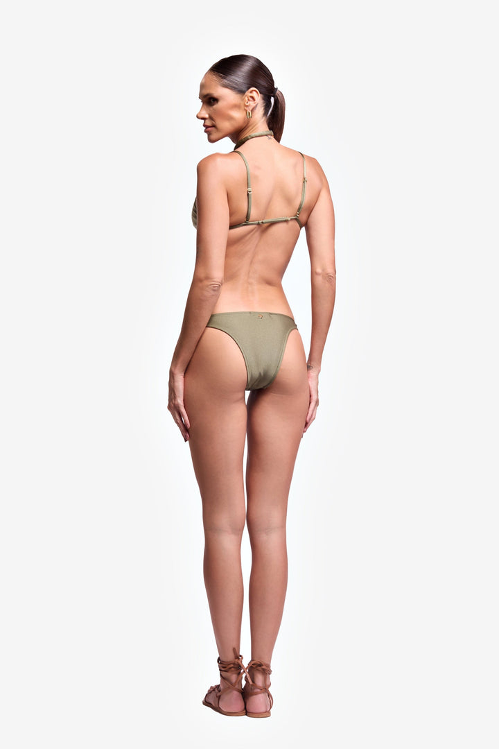 Costa Esmeralda Bikini in Citrine with Choker