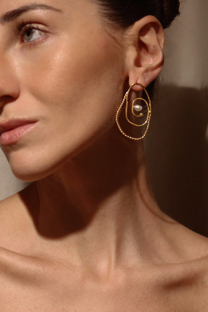 Infinity Large Earrings