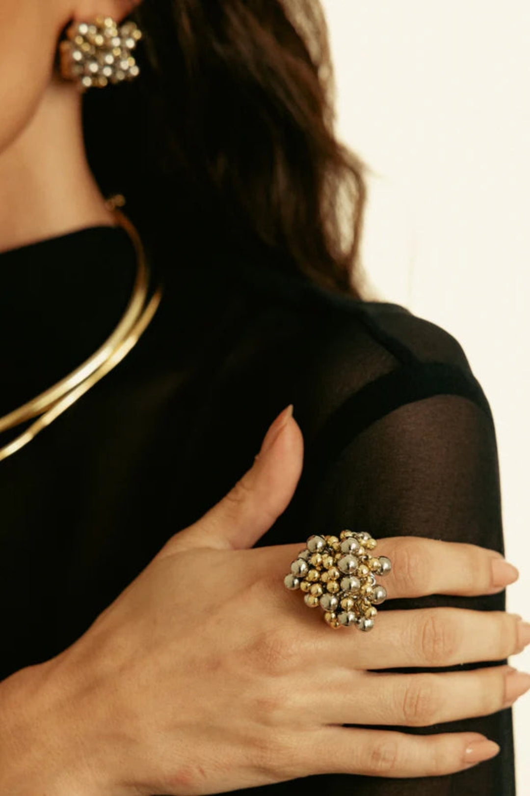 Bloom Ring Bicolor Adjustable
