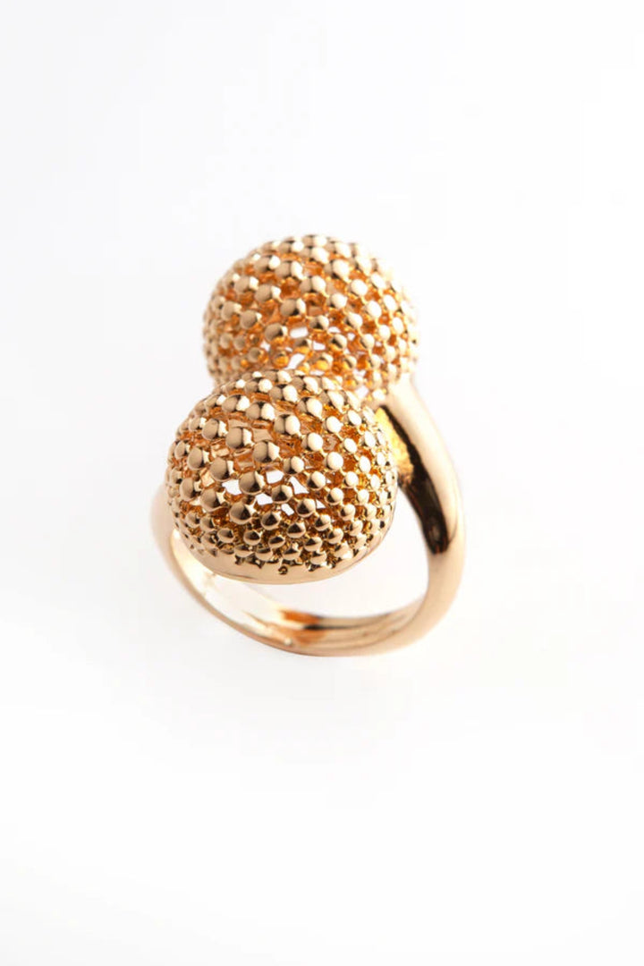 Double Crochet Ring – Gold