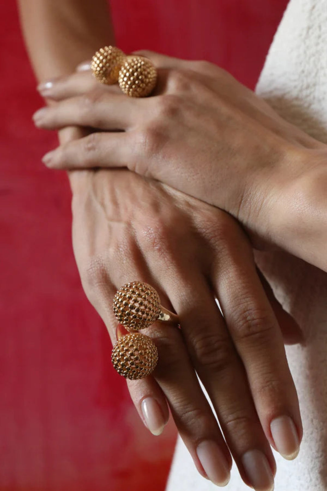 Double Crochet Ring – Gold