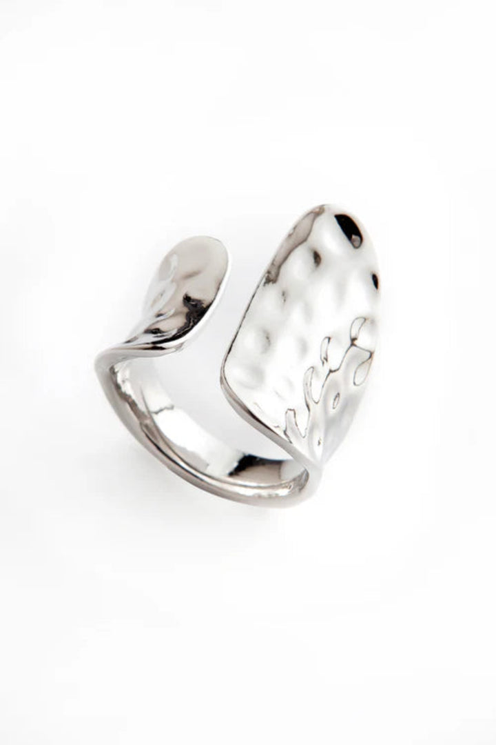 Oyster Adjustable Ring Silver
