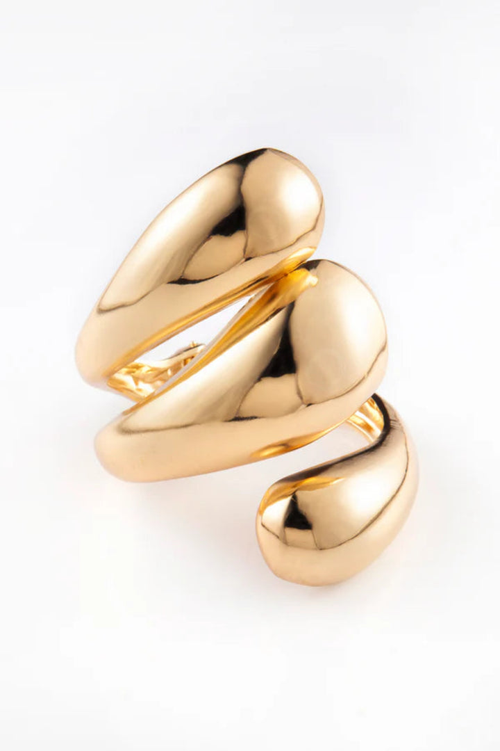 Curves Bracelet – Gold-Plated