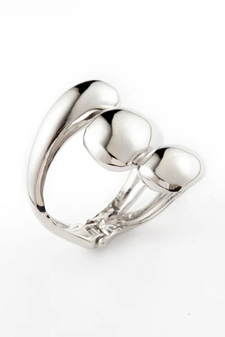 Curves Bracelet – Silver-Plated