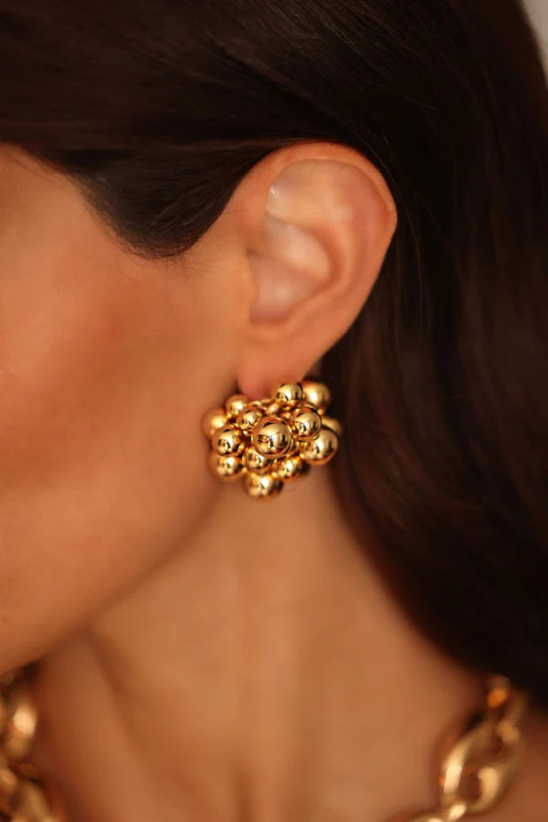 Bloom Earrings Gold